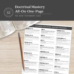 Testament doctrinal mastery passages